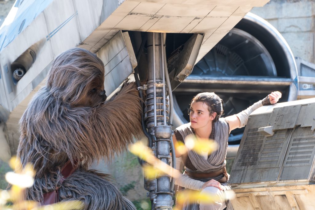 Rey and Chewie